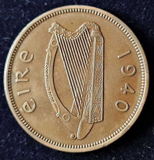 Ireland 1940 Excellent penny coin