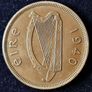 Ireland 1940 Excellent penny coin Image 3
