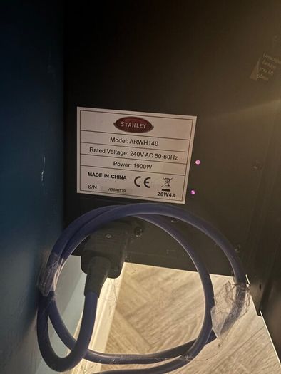 Stanley ARWH 140 model Electric wall heater