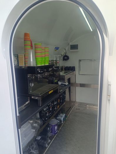 Coffee trailer ready to go business