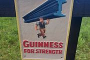 Guinness  cast iron sign
