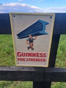 Guinness  cast iron sign