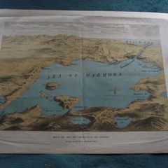 Sea of Marmora - Positions of the British Fleet - Illustrated London News 1878