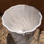 White ceramic vase Image 2