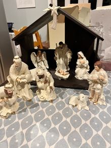 Belleek Nativity set