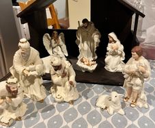 Belleek Nativity set