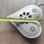 Cream Hanging Heart Tealight Candle Holder Image 7