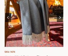 Merino Wool Cashmere Throw