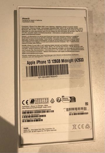 iPhone 13 box