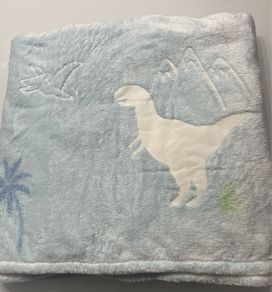 BNWT: XL Large Fleece Dinosaur Blanket