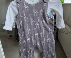 Baby dungarees set