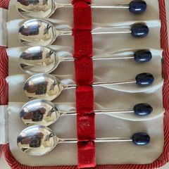 Vintage Art Deco cocktail muddler spoons