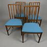 Set of 4 Vintage McIntosh Teak Dining Chairs (Newly Upholstered) Image 3
