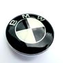 BMW Black / White Emblem Badge Front Bonnet Logo 1 3 5 6 7 x z m class 82 Image 4