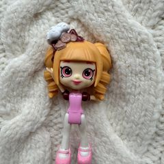Shopkins Happy Places COCO COOKIE Lil Shoppie Doll Used Please look at the pictures