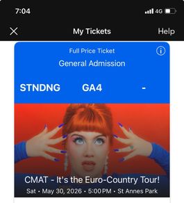 CMAT Ticket for sale