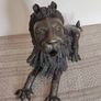 Large sculpture of bronze Lion.Weight: 7.450 kg Image 10