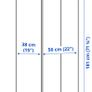 Ikea Children wardrobe with light pink fronts (house clearance) Image 2