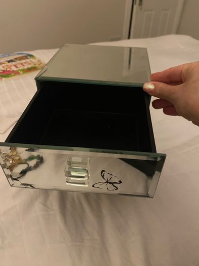 Glass Jewellery box