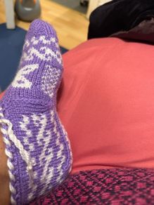 Slipper socks handmade