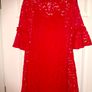 Brand NEW red lace dress from Very, size 8 Image 3