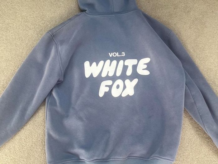 Navy Whitefox hoodie