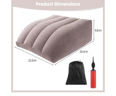 Inflatable leg cushion / pillow