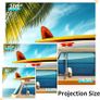 Mini Projector, Portable Beamer for Full HD 1080P Home Cinema. Image 7