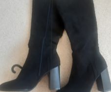 Black knee high boots