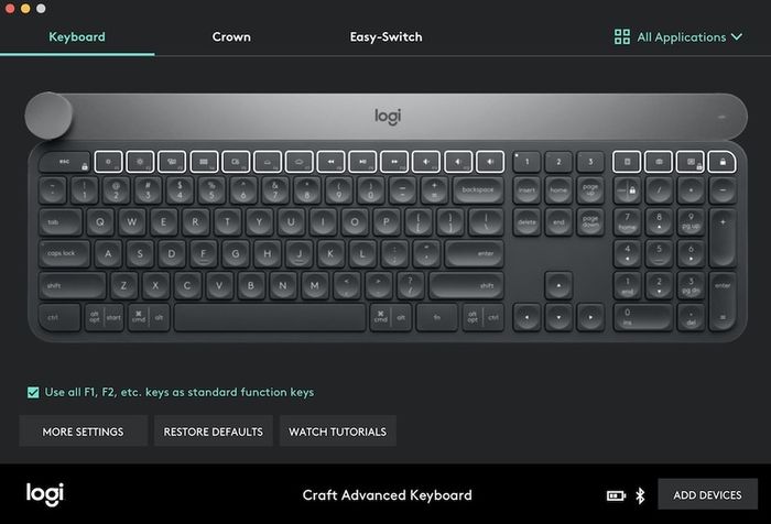 Logitech Craft Creative Wireless Keyboard - Brand New Unused
