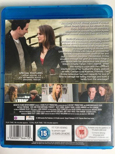 Love And Other Impossible Pursuits [2009] Natalie Portman, Lisa Kudrow & Charlie Tahan [Blu-ray Movie]