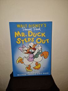 Walt Disney Donald Duck - Mr Duck Steps out canvas picture