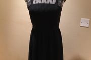 H&amp;M lace detail dress in size 10