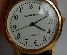 Philip Mercier Premier Collection 18k Gold Electroplated Mens Watch I 1205 - 4136