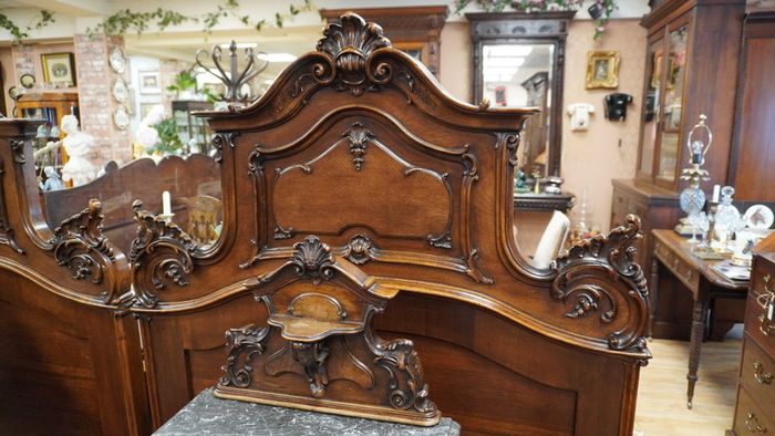19th Century French / Belgian Walnut Twin Bedroom Suite