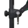 Cantilever Umbrella with LED lights and Steel Pole 250x250 cm Green Image 6