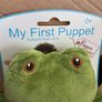 My first puppet . Frog puppet Image 2