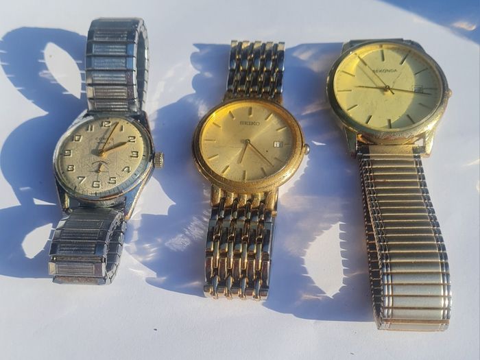 Old watches all 3 working perfectly