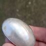 Early Twentieth Century Sterling Silver Mother Of Pearl Brooch Image 7