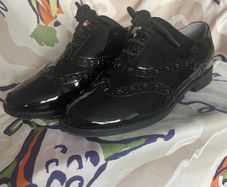 VIONIC Black Patent Leather Flats