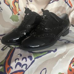 VIONIC Black Patent Leather Flats