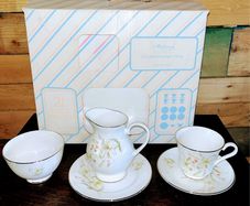 Vintage 21-Piece Marlborough Tea Set in Original Box!