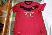 Manchester United Football Club Home Jersey 2009 to 2010 Medium Adult Nike