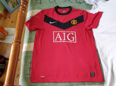 Manchester United Football Club Home Jersey 2009 to 2010 Medium Adult Nike