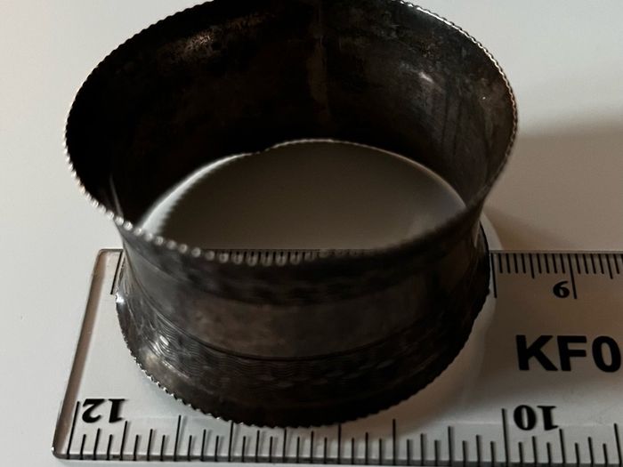 1919 Antique George V Sterling Silver Napkin Ring