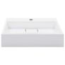 Wash Basin 50x38x13 cm Mineral Cast/Marble Cast White Image 3