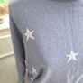 Blue wool and cashmere knit uk12 Image 2