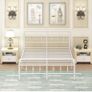 Double Bed Frame 4ft6 with Headboard and Footboard, Metal Bed Frame Double 46 cm High Image 7
