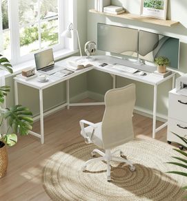 New Maple white office desk - FREE P&P