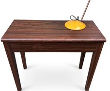 Vintage Retro Mid Century Rosewood Side Table with Storage